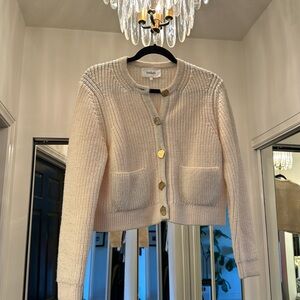 Ba&sh lady pullover sweater button up.